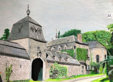 Ferme-Château-Eglise du village de Jenneret.