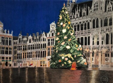 Sapin sur la grand place.