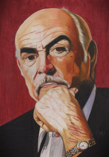 Sean Connery en portrait.